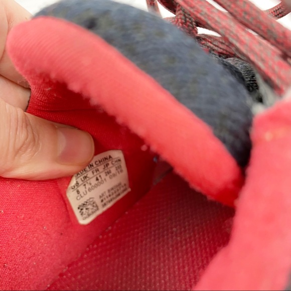 Adidas Harden 1 Sneakers Size 8 Red Black White - Picture 5 of 5